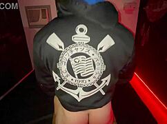O corno watches his partner get fucked hard!