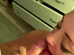 i cum in my girlfriend's mouth and on her big tits