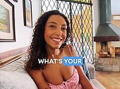 Interaction with the foreigner on the sofa