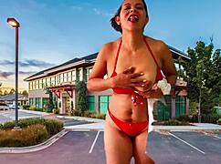 hey, check out this casual stripping and masturbating session in the parking lot with agarabas and olpr