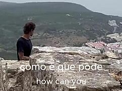 Transando em um castelo ponto turistico da europa damiana flowers sextrip pela europa ep3