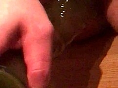 she found friend's oiled dildo and used it for secret anal play