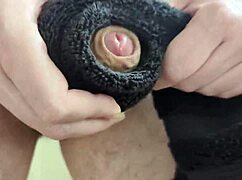 this towel feels so real massive cumshot