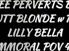 Johnny Nitro Pounds Lilly Bella's Tight Cunt In Brutal Gangbang Fucking!