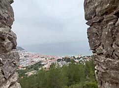 Transando em um castelo ponto turistico da europa damiana flowers sextrip pela europa ep3