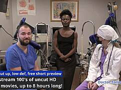 탬파 박사가 플로리다에서 리나 아렘스의 연간 검진 수행