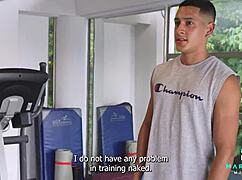 Amateur Cuckold Wife Sucks And Fucks Ebony Gym Trainer In Quickie. Cum Swallowed In Homemade Video