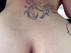 Busty hooker rides cock reverse cowgirl in car, takes load on phat ass