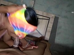 Istri Desa Diurapi Nikmat di Kamar Mandi