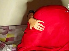 big ass desi bhabhi in lal sari gets fucked doggy by devar 😈🍑