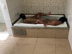 relaxing in bathtub, i gave ass to young guy