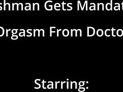 freshman melany gets hitachi orgasm from doctor backstage 😍