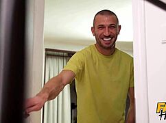 Ebony Mystique bujuk pacar threesome kontol ganda