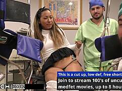 freshman melany gets hitachi orgasm from doctor backstage 😍