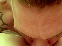 Just enjoying some time licking that area down there