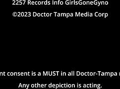 Blonde nurse Miraa Monroe tickles and fucks the patient's ass