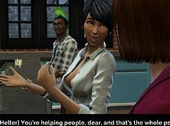 The bride gets seduced and cheats with creampie in this cartoon wedding chapter