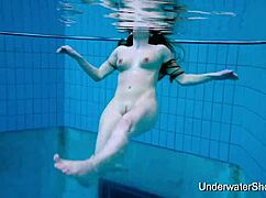Watch This Sexy Girl Reveal Her Stunning Young Body Underwater!