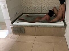 relaxing in bathtub, i gave ass to young guy
