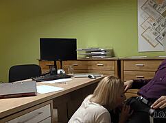 European teen undresses in loan office for cash during casting interview