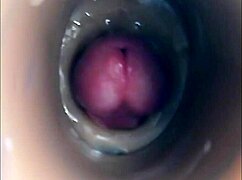 Watch the internal camera capture that pussy fuck and big cumshot?