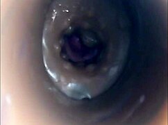 Watch the internal camera capture that pussy fuck and big cumshot?