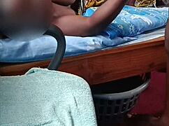 african amateur couple in sheer outfit with big cumshot