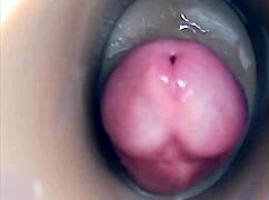 Watch the internal camera capture that pussy fuck and big cumshot?