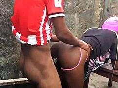 Petite European Babe Begs For Hard Outdoor Fuck