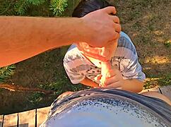 Τρίβω τα εσώρουχα για την αδερφή μου, τεράστιο κρεμασμένο 😈