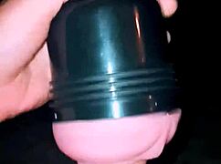 Cum Explodes Four Times In Intense Solo Masturbation!