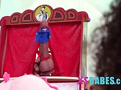 tiny teen 18+ gets stuffed by puppetmasters massive meat