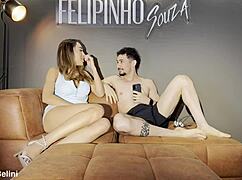 Blonde Young Girl With Big Tits Cums On Cousin's Cock Before Aunt Arrives