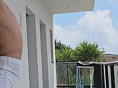 fucking tommy cabrio on the balcony while neighbors watch 😏
