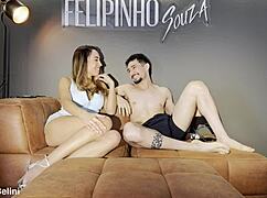 Blonde Young Girl With Big Tits Cums On Cousin's Cock Before Aunt Arrives