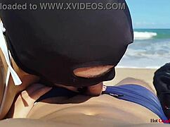 Wife And African Crossdresser On The Beach