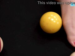 i watch two amateur teen lesbians masturbatin together on the pool table