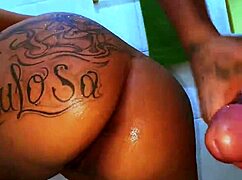 i caught the hot brazilian babe by surprise in the bath and fucked her