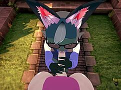 Смотри, как Мьюту делает Раймонду минет и анальный кремпай