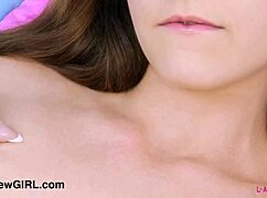 Gorgeous Brunette Unveils Figure