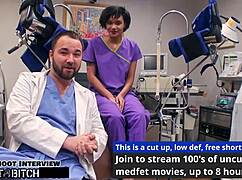 jackie banes learns gagging on big cock backstage