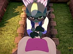 Schaue Mewtwo Raymond einen Blowjob und Anal Creampie geben