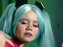 Horny Slutty Doll Rebecca Nikson Shows Her Wet Pussy!