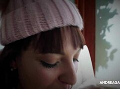 sexy latina teen fingers her pussy in dirty casting interview