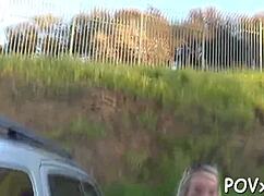 this legal teen enjoys rough hardcore sex with blowjobs and fucking in socks.