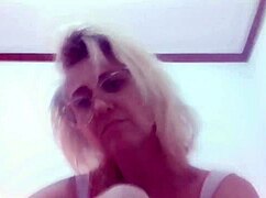 stella still sucking her own hot soft delicious tits full on red