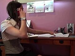 Busty Francesca getting licked by horny lesbian milf 😘