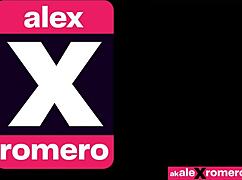 slutty secretary in lingerie sucks big cock to win a raise from her boss