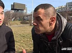 Beautiful sarah kay gets cum shot on big ass in public hardcore!