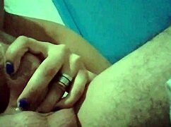 Milf gives good blowjob to dick